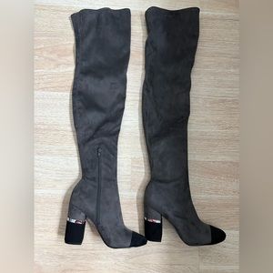 Marc Fisher Over the Knee Suede Boot Size 8